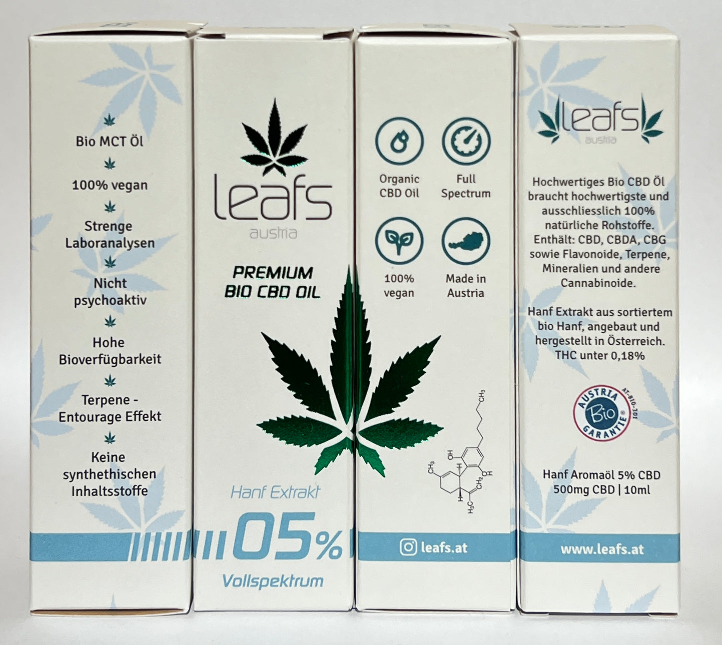 Leafs Bio CBD Öl 5% - ABD Vision Handels GmbH